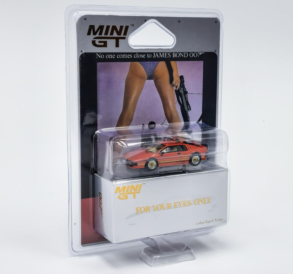 Lotus Esprit Turbo FOR YOUR EYES ONLY Englisch - BLISTR - Mini GT 1:64