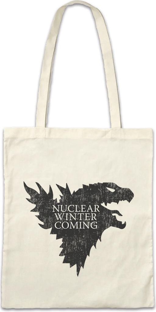Urban Backwoods Nuclear Winter, Stofftasche, Farbe: Beige