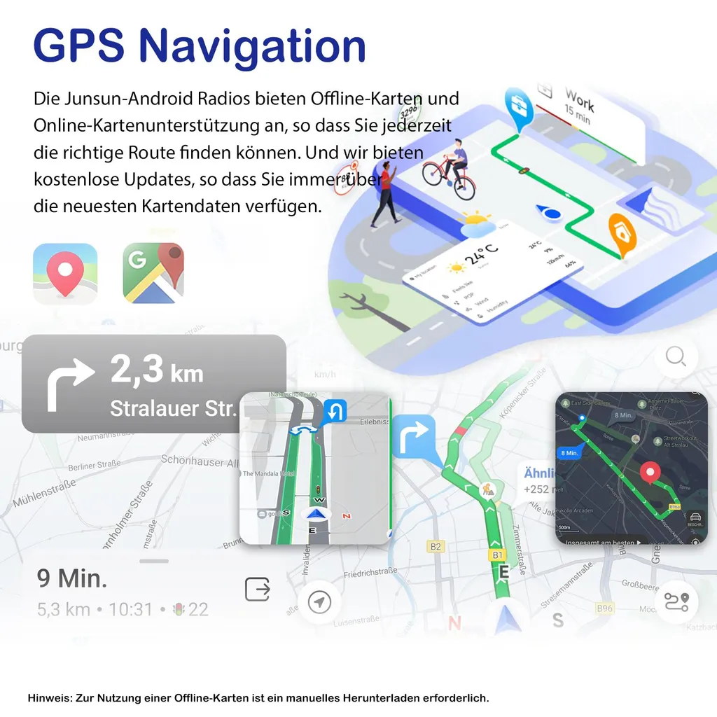 Radio Android 2Din BMW E46 32GB GPS Navi CarPlay DSP - Stile Originale - 4