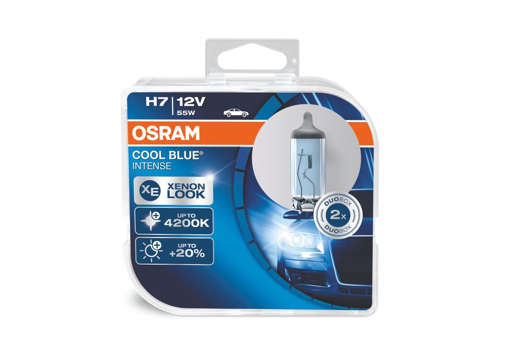 Osram Original H7 Halogen Scheinwerferlampe 12V 55W 10 Blister