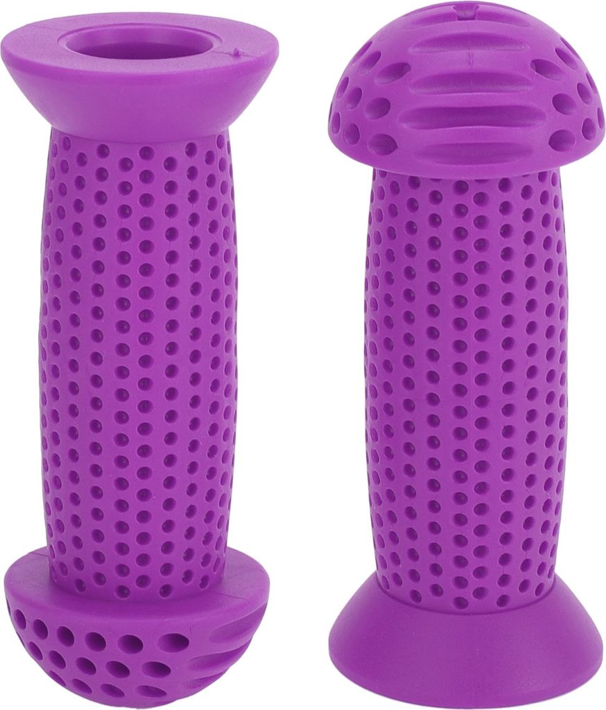 Kinderfahrrad Lenkergriffe Abdeckungen 100mm Lang Weich | Kinder Fahrrad Lenkergriff Schutz Lila 1 Paar