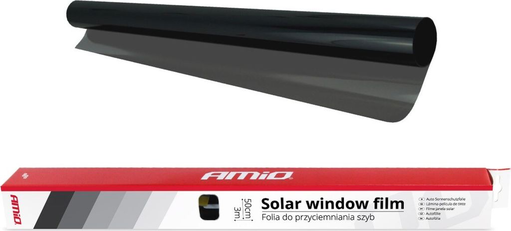 AMiO Autofólia Dark Black 0,5x3m (15%) Obrázok produktu 