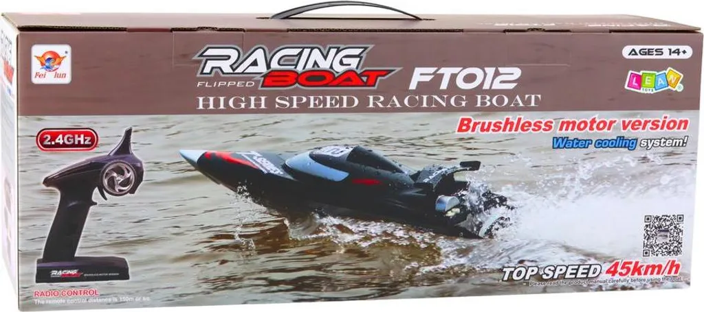 Bateau télécommandé de course FT012 pour s'amuser en eau douce
