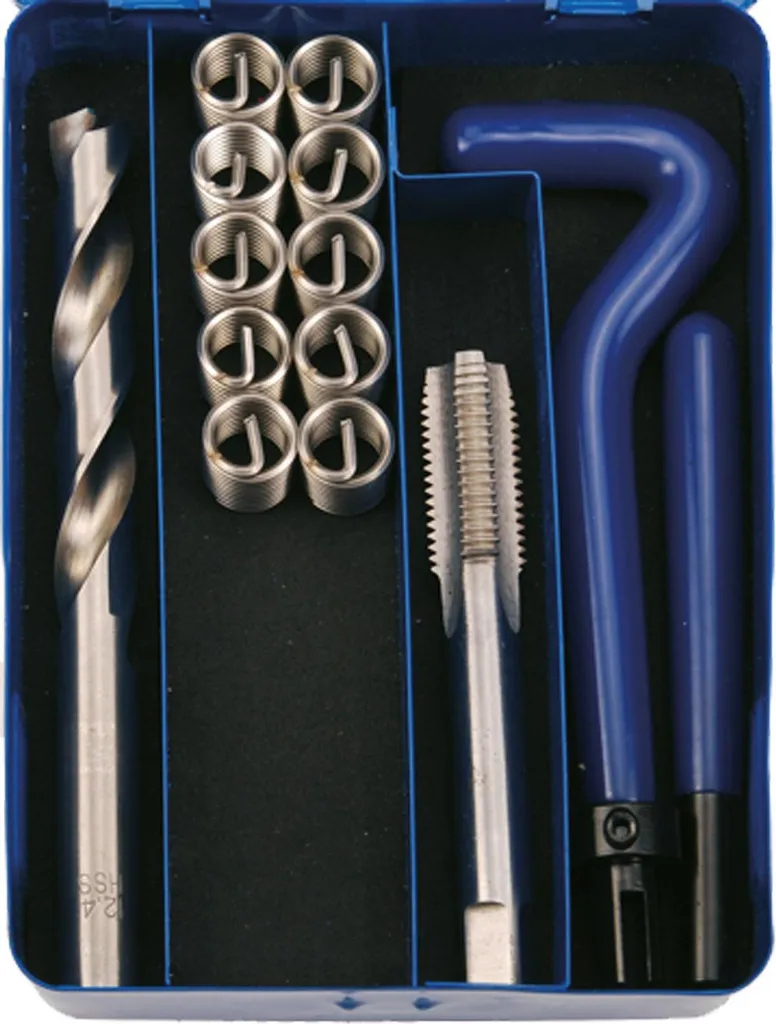 Filetage foiré ? Kit de réparation filetage M14x1.25, 14 pcs pour culasse
