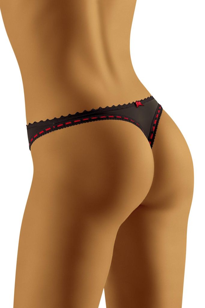 Wol-Bar Carimbo Noir Culotte L String Image du produit 
