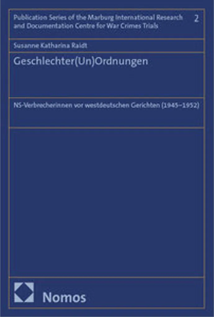 Geschlechter(Un)Ordnungen : Analyse Sociologique des Genres en Allemagne