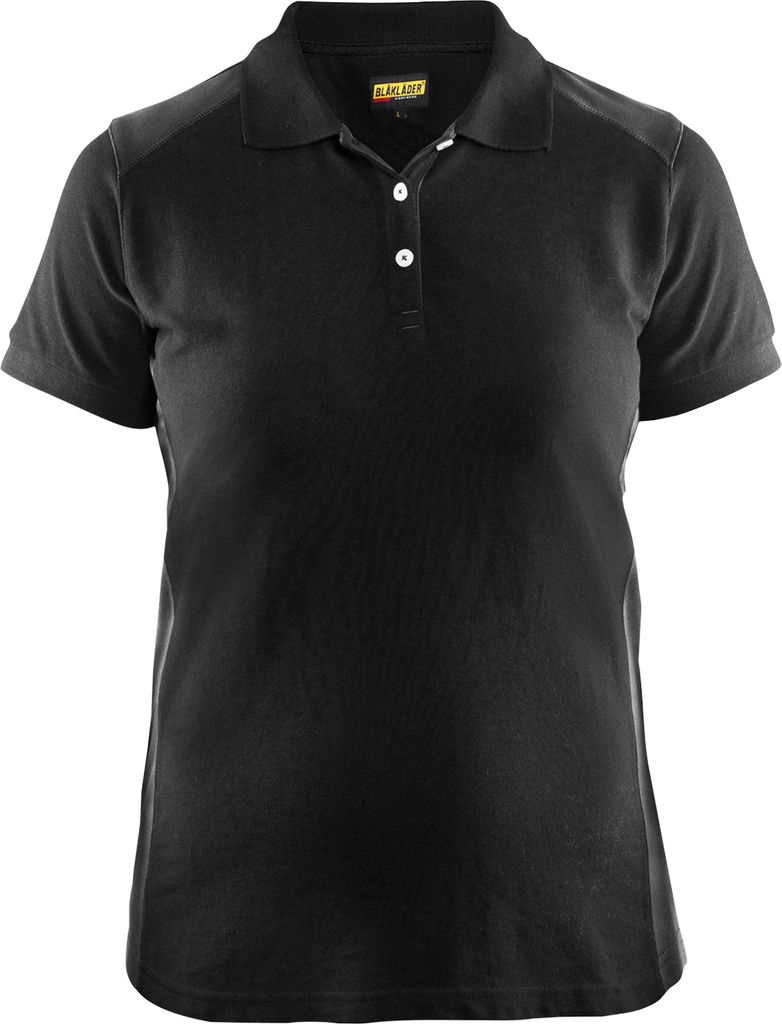 Blakläder Damen Polo Shirt 3390 1050 in div. Farben, Farbe:Weiß/Dunkelgrau, Größe:L
