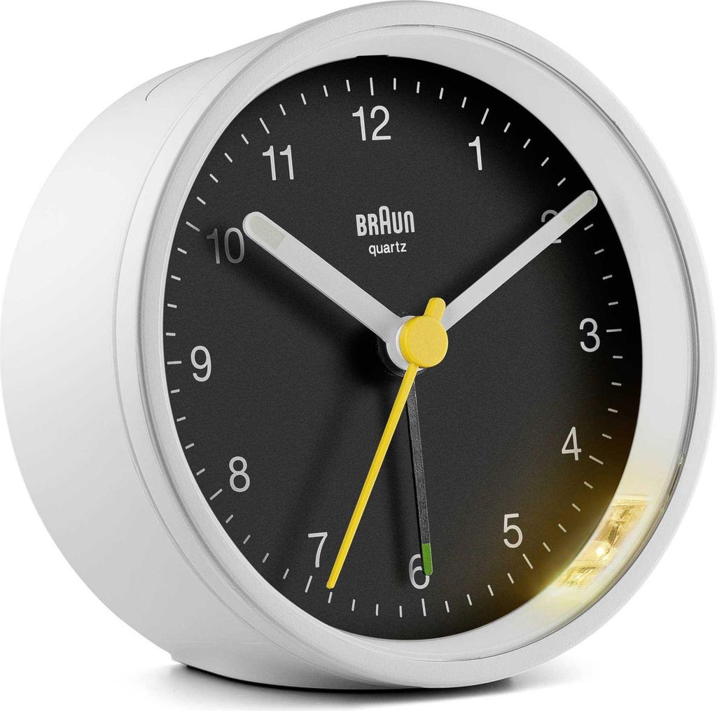 Braun BC 12 WB Quarzwecker weiß
