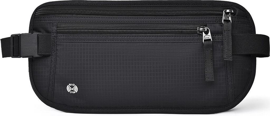 INF Marsupio con Blocco RFID per Viaggi Nero Immagine del prodotto 