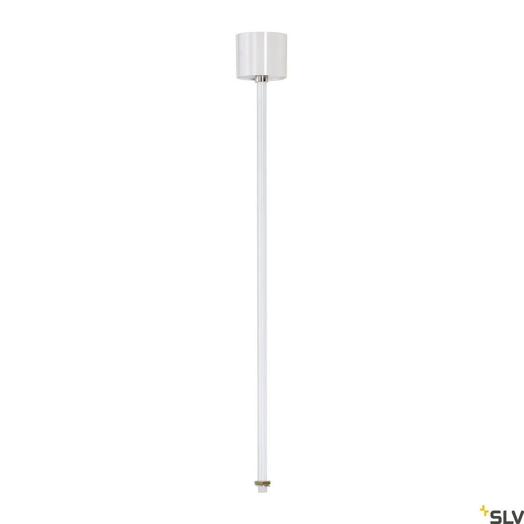 Suspension Rigide 60cm pour Rail Électrique Triphasé EUTRAC Blanc 230V