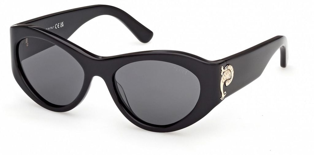 Pucci EP0249 Shiny black 54/17/135 Damen Sonnenbrillen