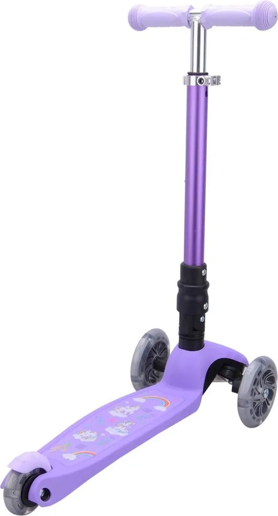 Trottinette Pliable Aluminium – Grandes Roues, Guidon Réglable, Légère, Pour Adulte Et Enfant, Urbain
