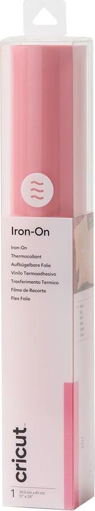 Rouleau de vinyle thermocollant Cricut Rose 61 cm pour transfert textile