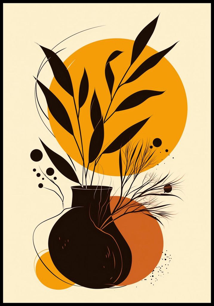 Plakat 68x98cm Goldene Kettenfeld