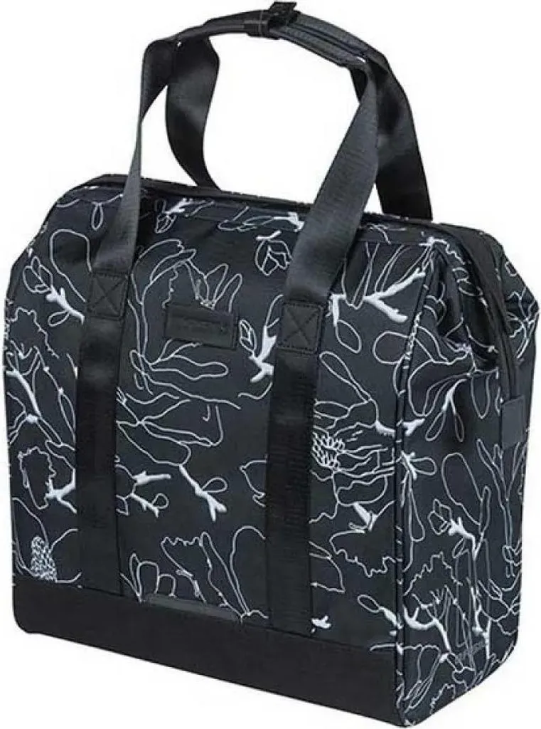 Sacoche vélo Basil City Grand Shopper MIK Hooks avec volume de 14L