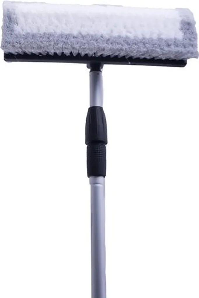 Lave-vitres extensible pour grandes fenêtres et vérandas avec brosse