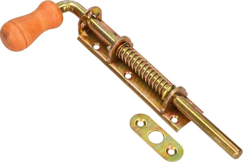 KOTARBAU® Federriegel 200 mm Bolzenriegel Türriegel Produktbild 