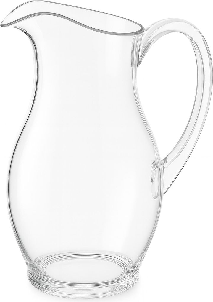 Karaffe – Acryl – 2 Liter – Leichtgewicht – 17 x 13 x 28 cm – Transparent