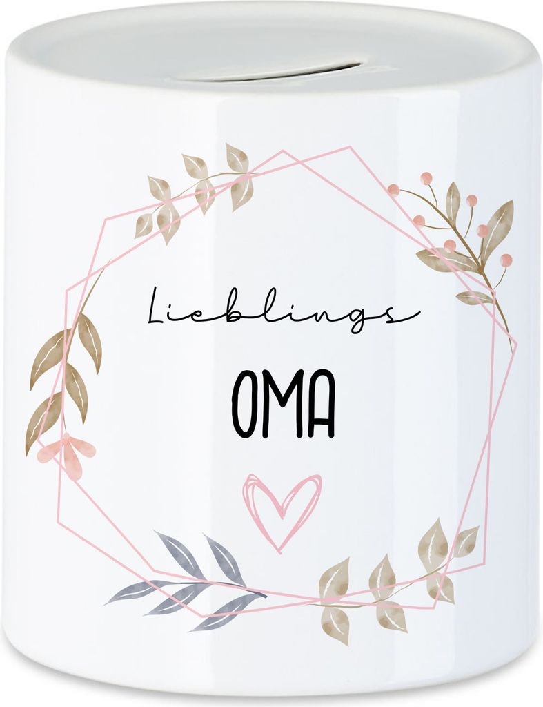 Lieblingsoma Spardose Omi Großmutter Geschenkidee Produktbild 