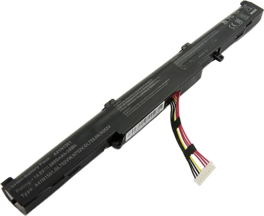 Batterie Li-Ion 2600mAh 14,8V pour Asus N552 N752 A41-N1501 Avizar