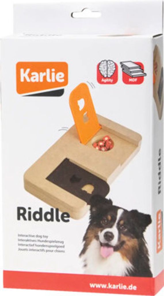Karlie Brain Train Kummer - Hundespielzeug - Holz - Natur - Produktbild 