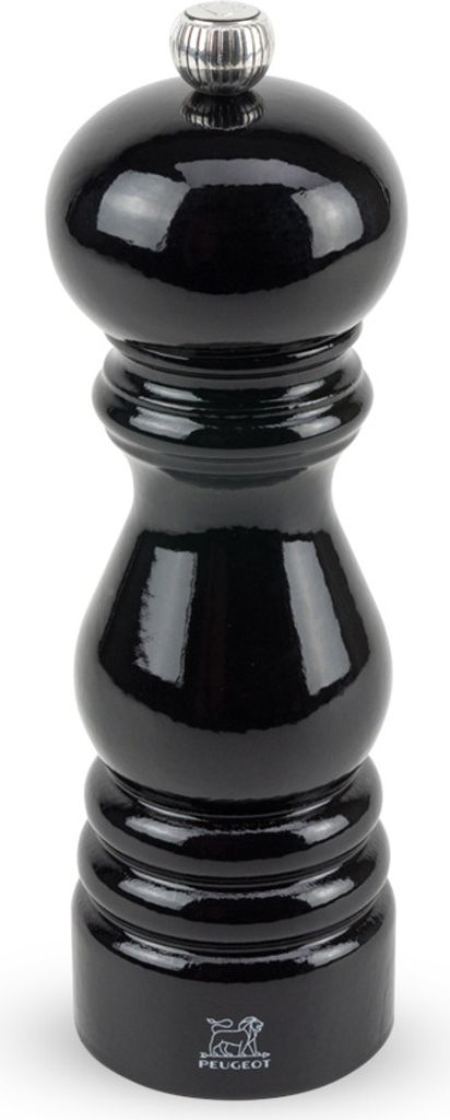 PEUGEOT Pfeffermühle PARIS 18cm Schwarz Lackiert Buchenholz Produktbild 