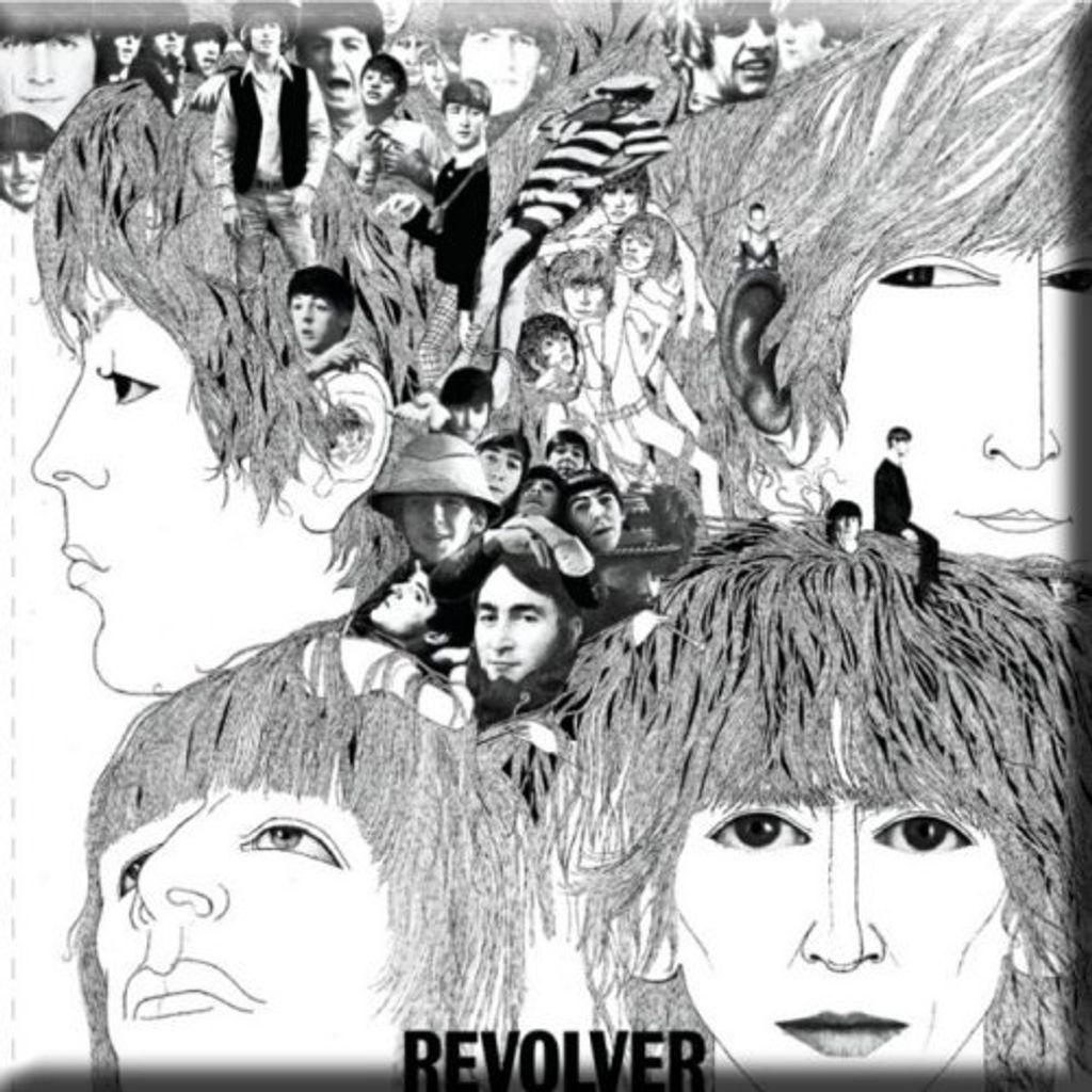 Die Beatles - Revolver Kühlschrank Magnet Produktbild 