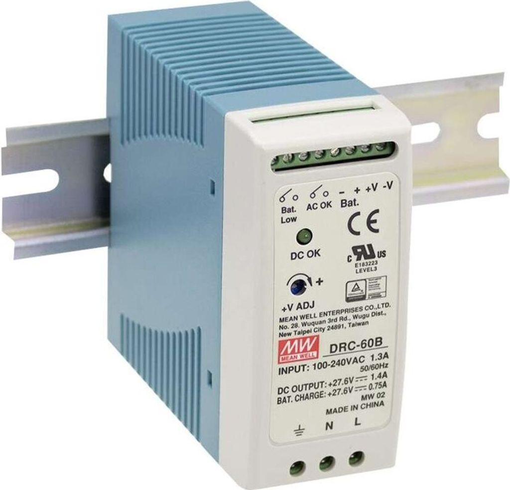 Zasilacz i przetwornica napięcia MEAN WELL DRC-100B Indoor Zdjęcie produktu 