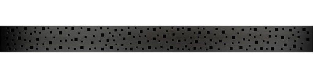 Chud?j Quadratisches Gitter schwarz 450 mm für Linearkanal S 450 C