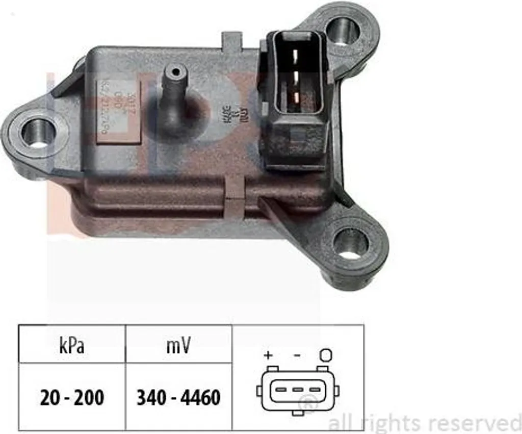 Capteur de pression d'air 1638311 : stop aux ratés moteur Ford Fiesta
