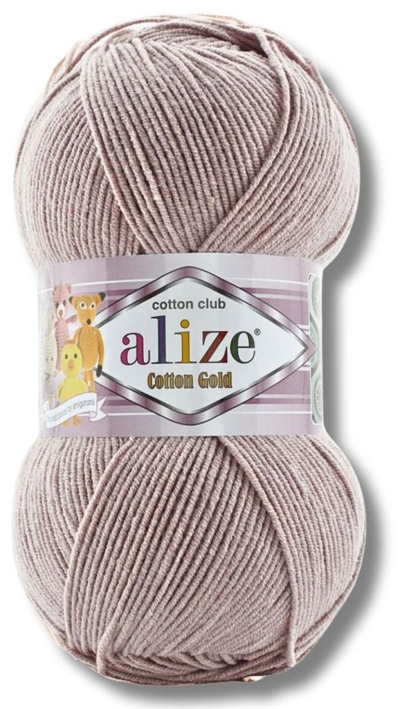 Alize 1x 100g Baumwolle Gold Wolle, Uni, Häkeln, Stricken (592)