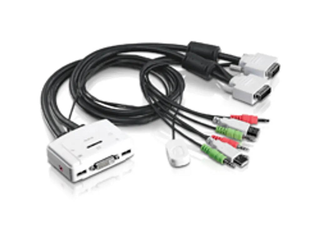 Kabelset DVI-I TRENDnet TK-232DV 1.8m avec USB et Audio Intégrés