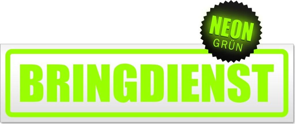 Bringdienst Magnetschild Schild magnetisch