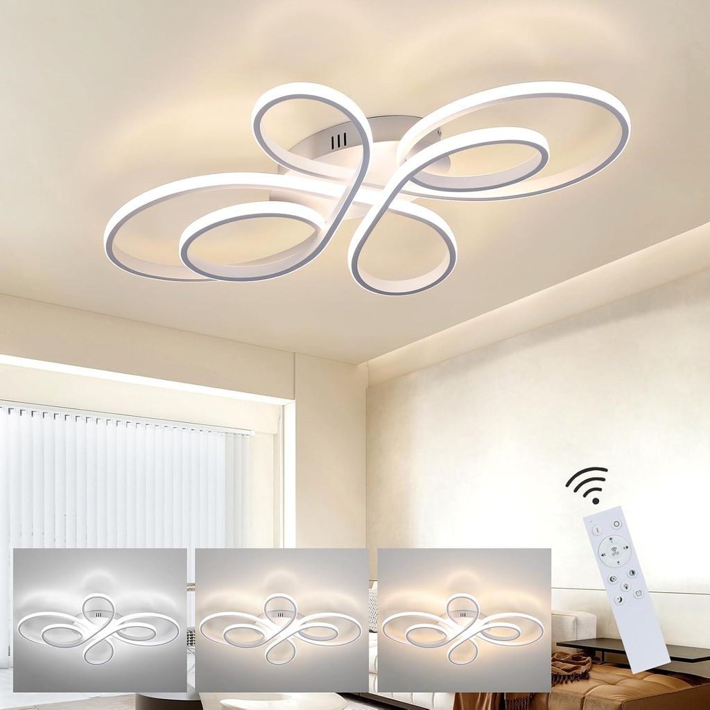 ZMH Deckenlampe LED Deckenleuchte Dimmbar Wohnzimmerlampe Produktbild 
