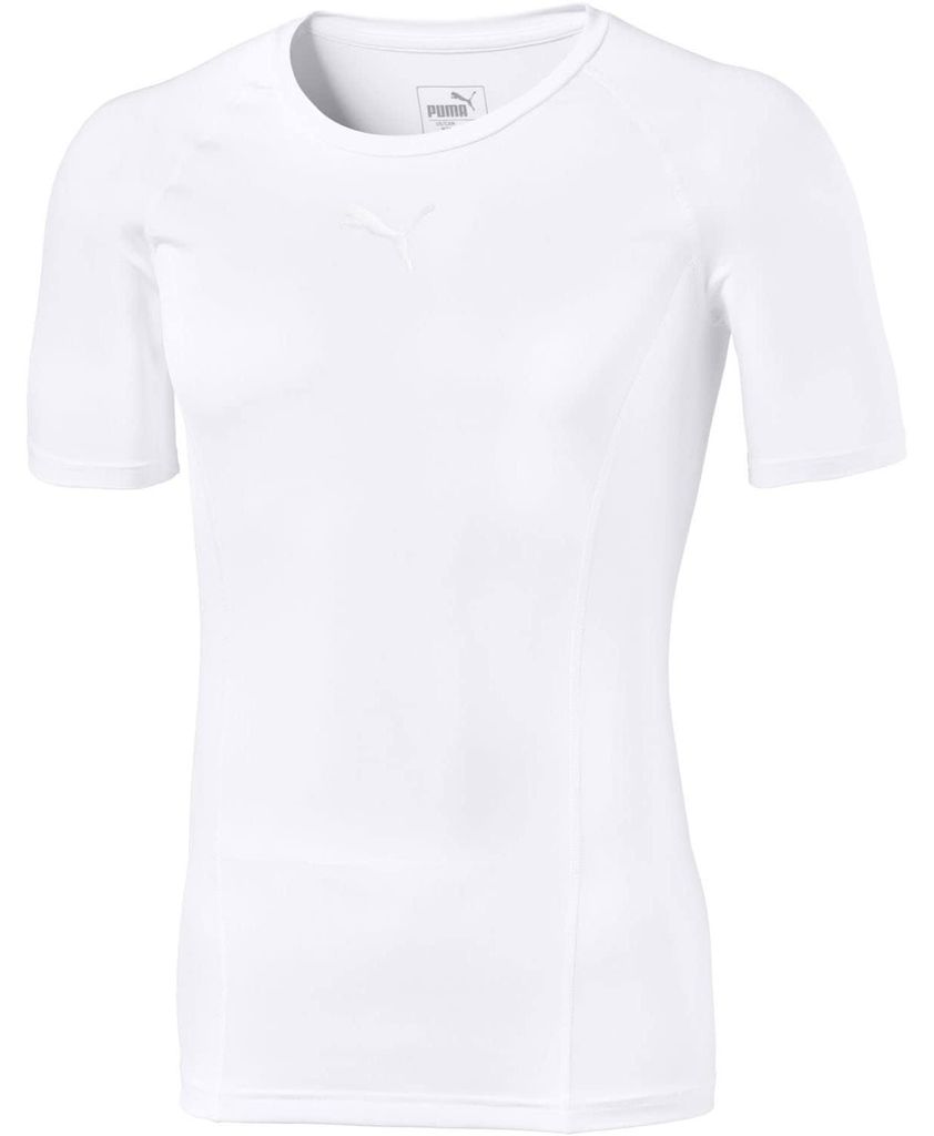 Puma - "Liga" Base Layer Oberteil für Herren kurzärmlig MR919 (S) (Weiß)
