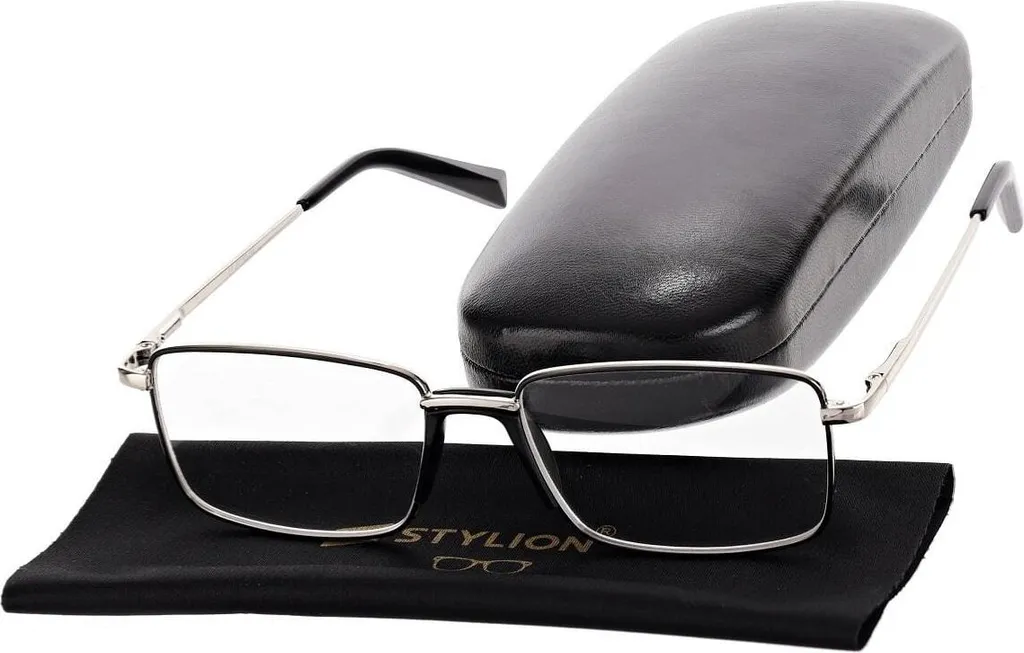 Occhiali da Lettura Uomo Pro 200 ST333 Silver FLEX con Prescrizione - 4