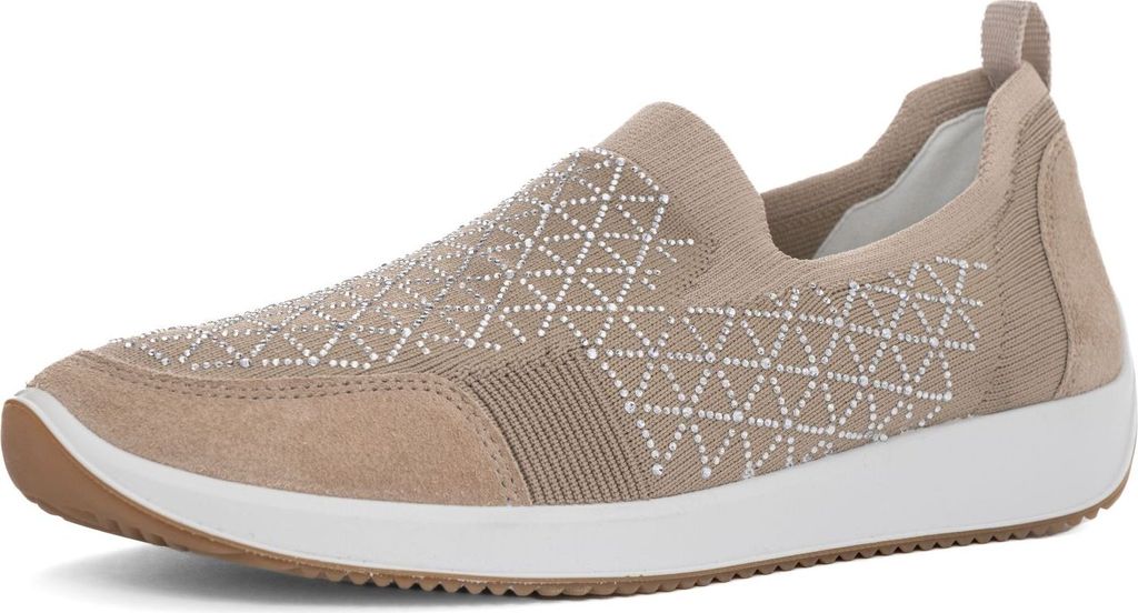 ara Slipper aus Textil, super leicht, mit gepolstertem Wechselfußbett, Highsoft-Funktion und Keilsohle