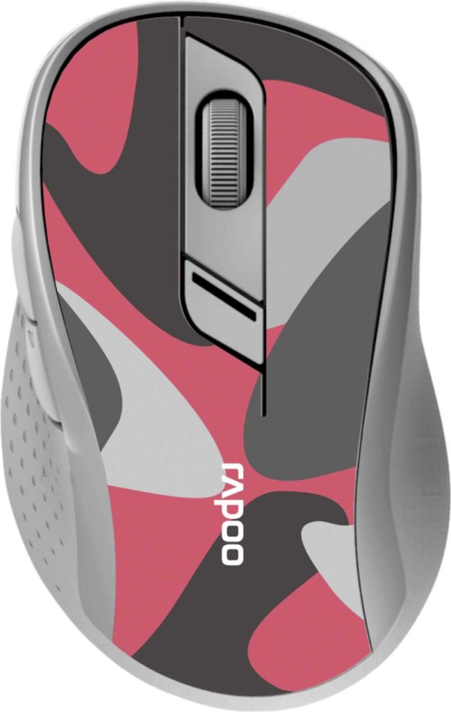 Rapoo M500 Camouflage/Rot Kabellose Multi-Mode-Maus Produktbild 