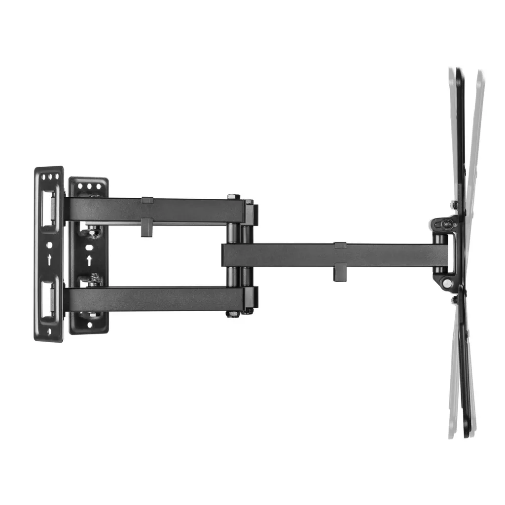 Support mural TV d'angle Reflecta FLEXO 55-4040TC gain de place séjour