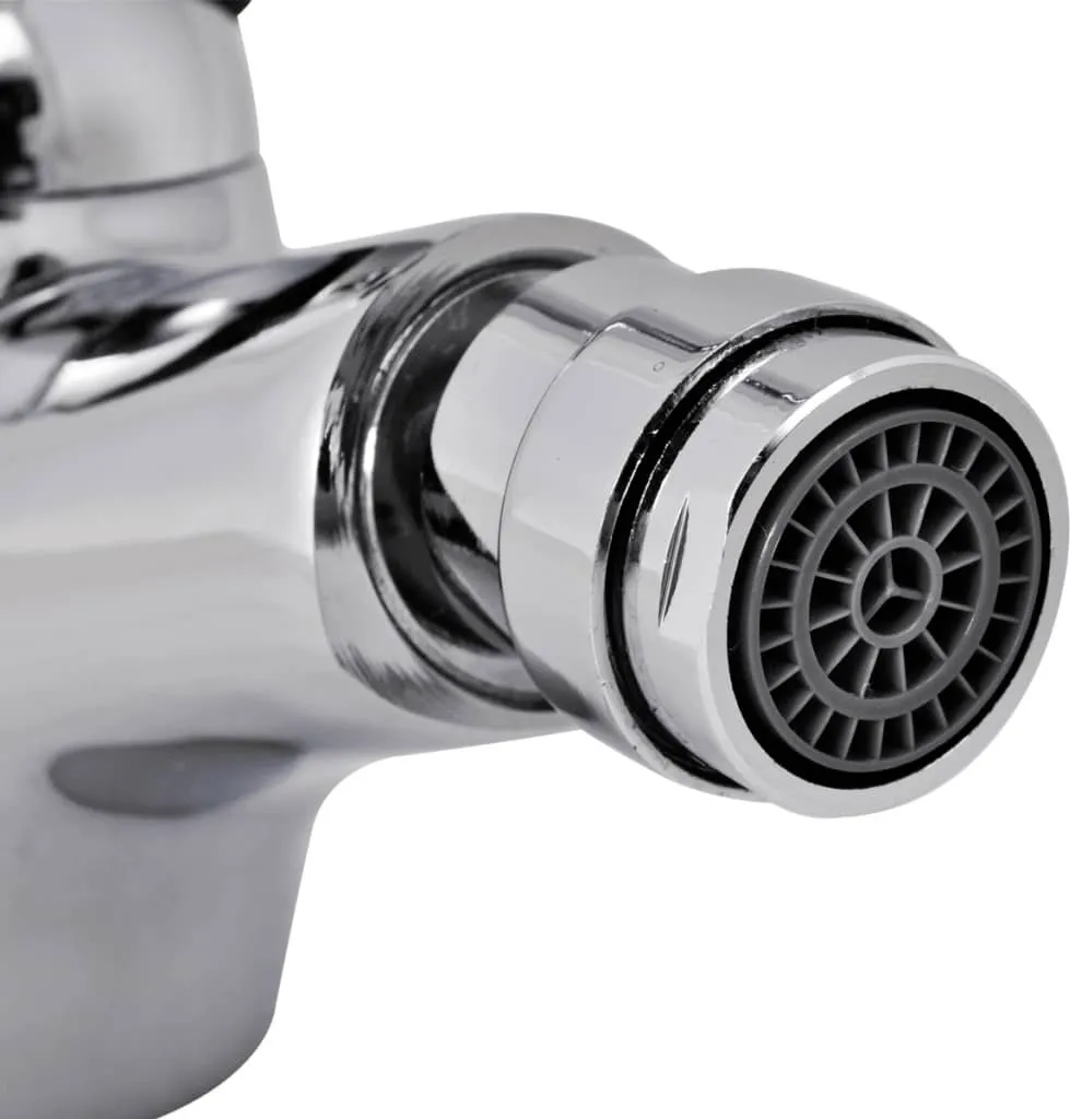 Mitigeur Bidet Chrome Anti-calcaire - Cartouche Céramique et Jet Orientable - 4