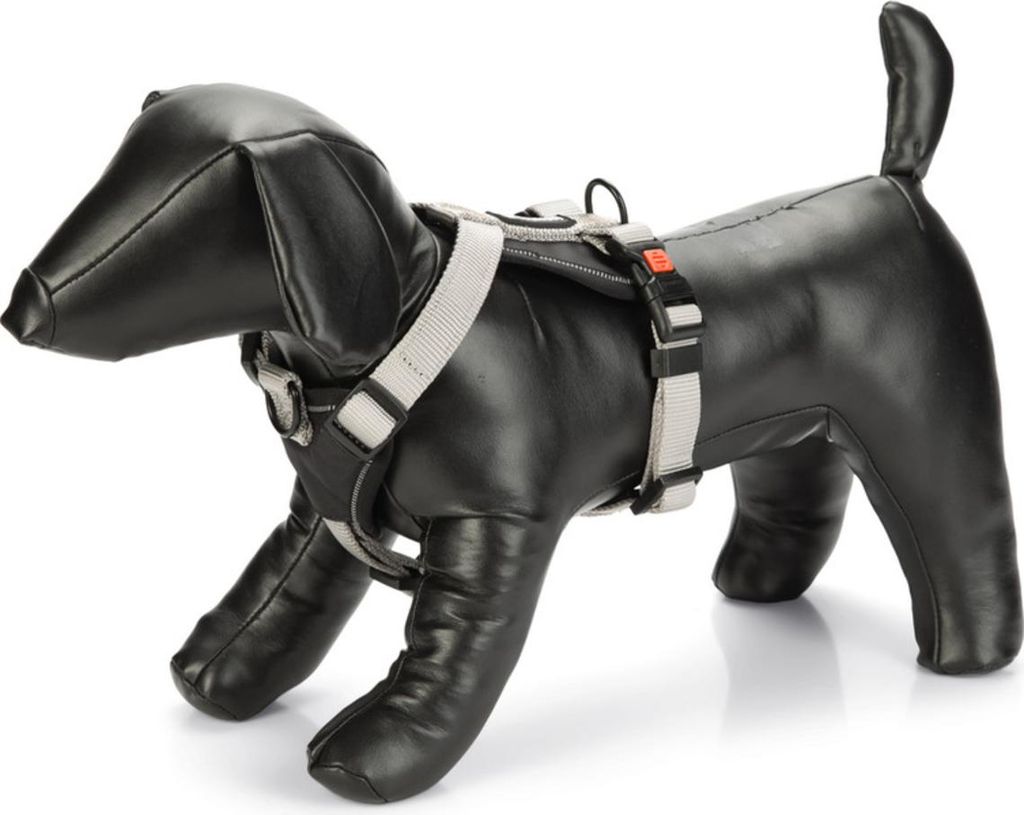 Karlie Art Sportiv Premium Y-Geschirr - Hundegeschirre - Nylon - Grau - 73-94x3 cm