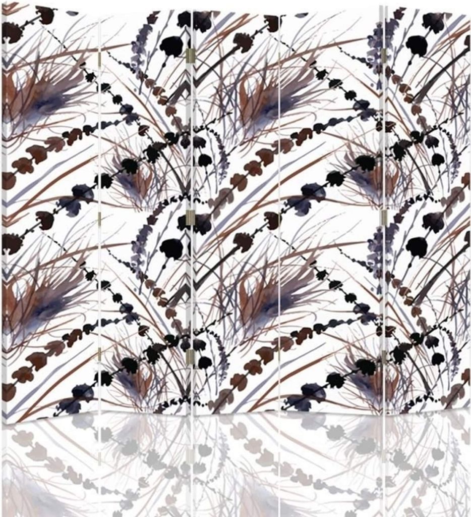 Paravent - Raumteiler Country Willow - Dekorativer Raumtrenner cm. 180x170 (5 x)