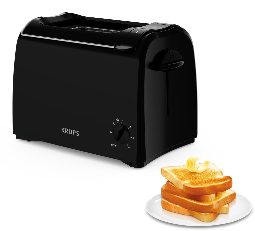 KRUPS Grille-pain KH 1518 700 W noir Image du produit 
