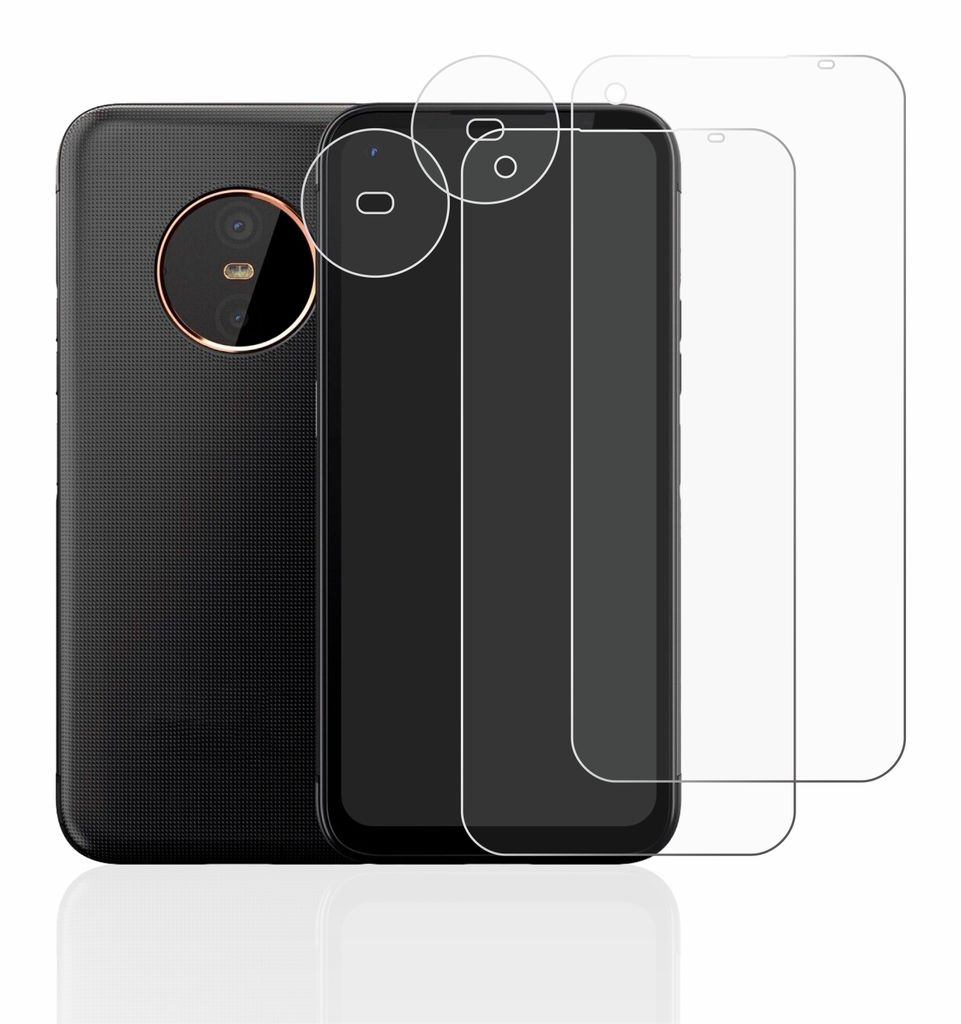 2x Für Gigaset GX6 (Display+Kamera) Schutzfolie BROTECT Displayschutz Display Schutz Folie Klar Transparent