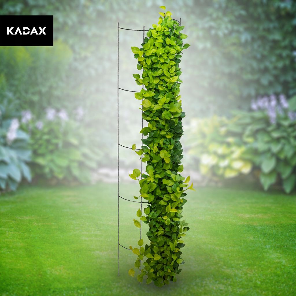 KADAX Rankobelisk Traliccio In Metallo Per Rose E Piante Rampicanti - 42x202 Cm - Verde