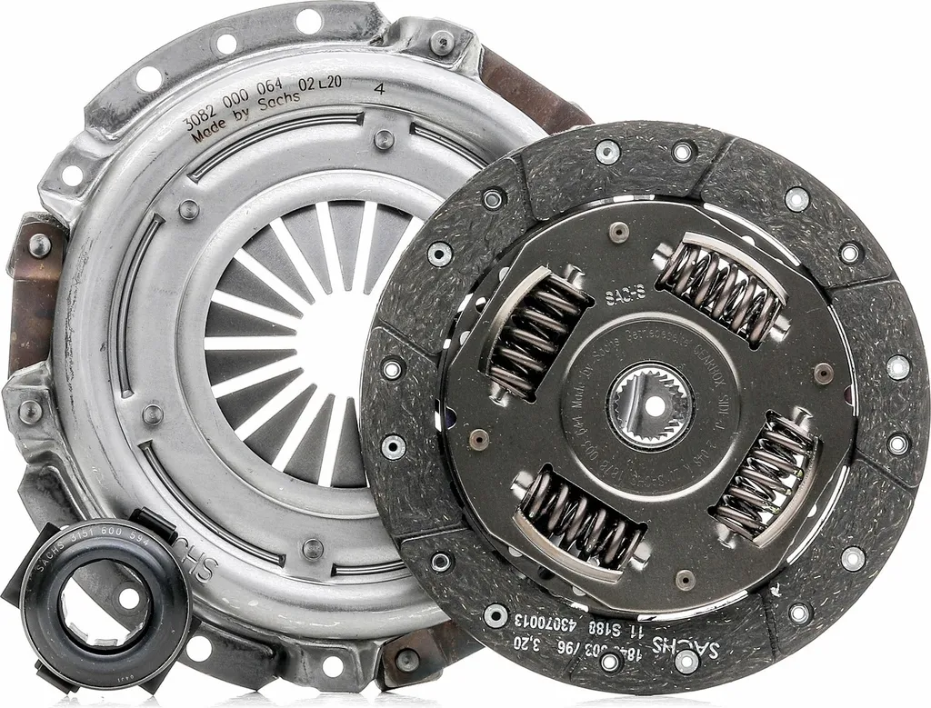 Kit d'embrayage SACHS 3000 951 059 pour Clio II et Kangoo - Qualité OE