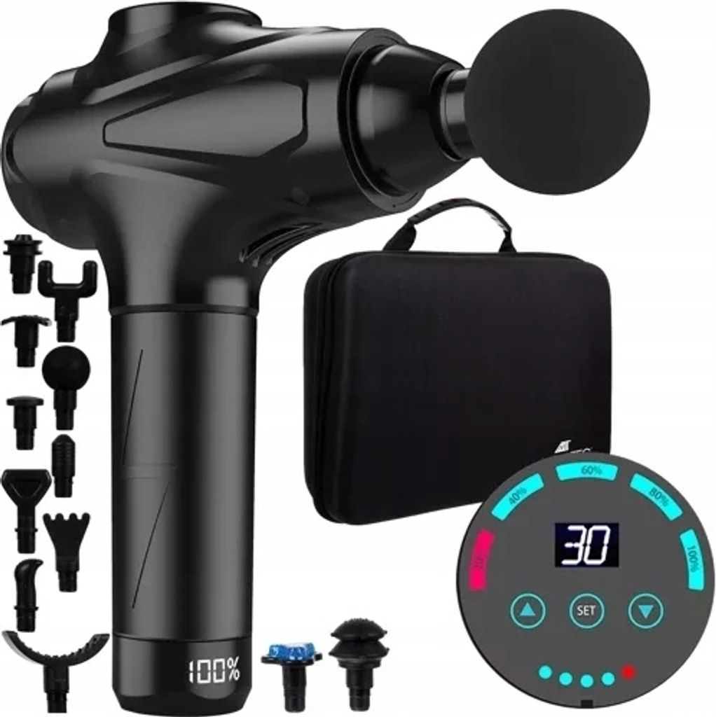 Massage Gun Powerful Back Body Vibration 12 Enden