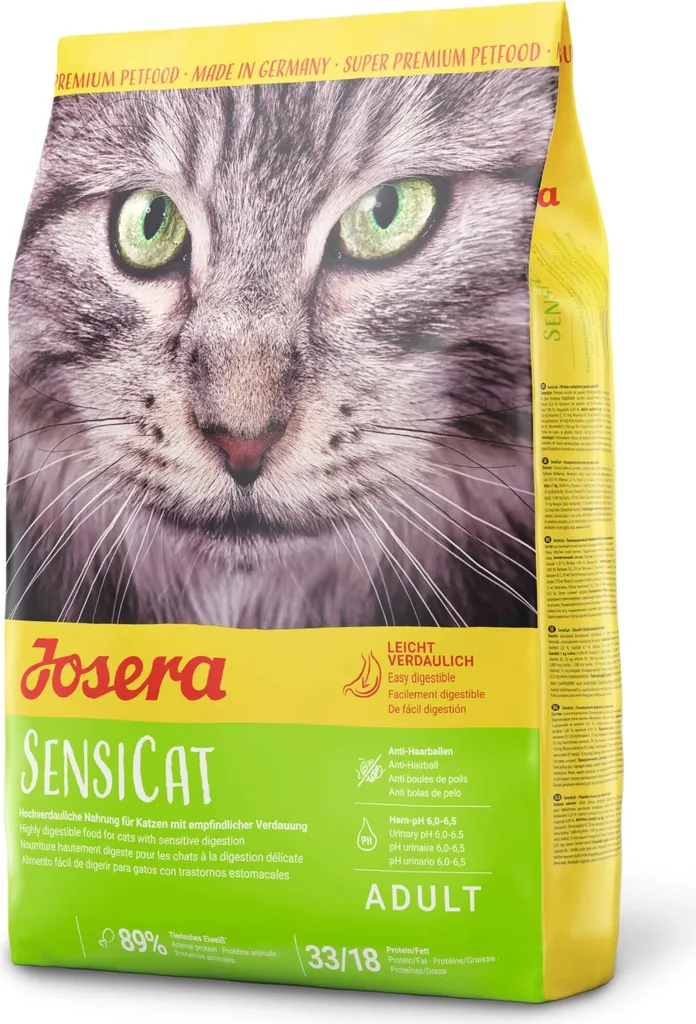 Josera Chat Sensicat 10kg - Croquettes premium pour chat sensible
