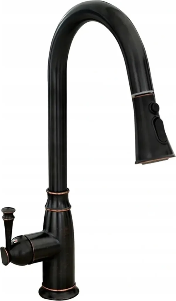 Rubinetto da Cucina Rea Deco Old Black High