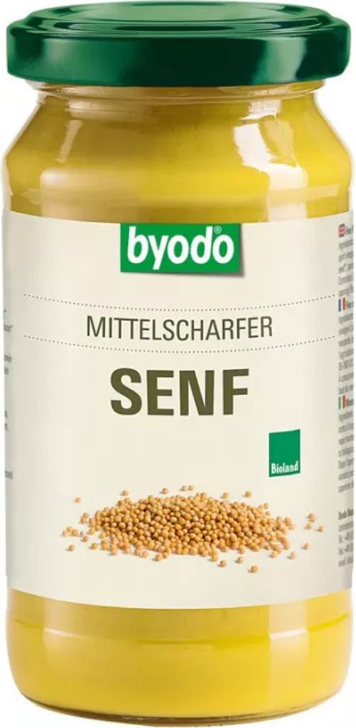 Senf - Mittelscharf Glas 200ml Obrázek produktu 